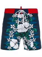 acheter shorts de bain hommes dsquared2 flower blue